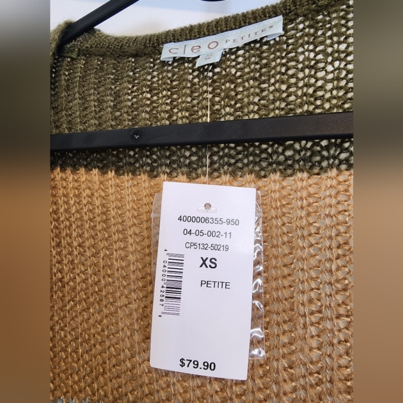 Cleo women's color block cardigan - Picture 2 of 2